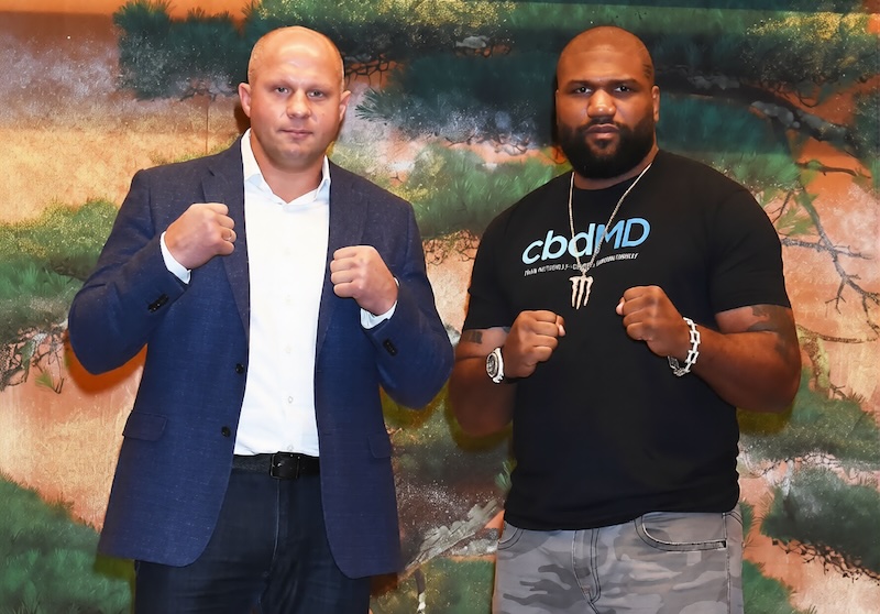 Fedor Emelianenko and Quinton Rampage Jackson posing together